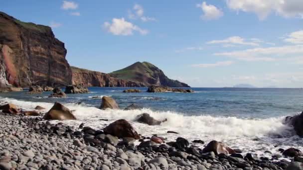 Ponta Sao Luiz Mooiste Trail Het Eiland Madeira — Stockvideo