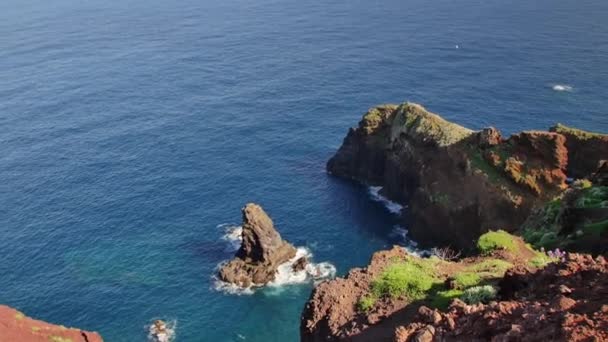 Ponta Sao Lourenco Most Beautiful Trail Madeira Island — Stock Video