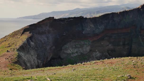 Ponta Sao Luiz Mooiste Trail Het Eiland Madeira — Stockvideo