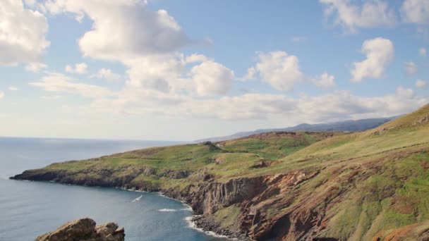 Ponta Sao Luiz Mooiste Trail Het Eiland Madeira — Stockvideo