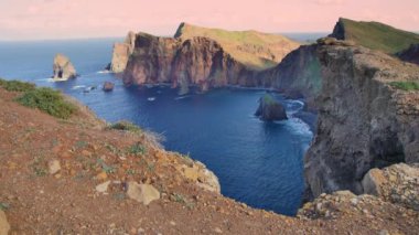 Ponta de Sao Lourenco. Madeira Adası en güzel izinde.