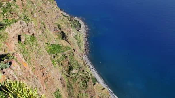 Terrazza Cabo Girao Pavimento Vetro Sulla Scogliera — Video Stock