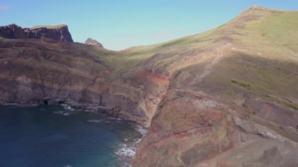 Ponta Sao Lourenco Vackraste Leden Madeira — Stockvideo