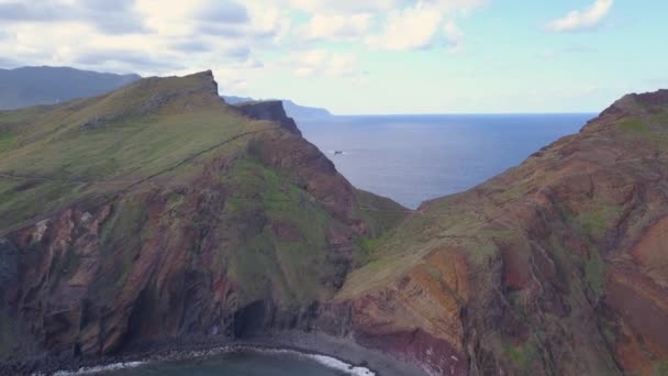 Ponta Sao Lourenco Vackraste Leden Madeira — Stockvideo
