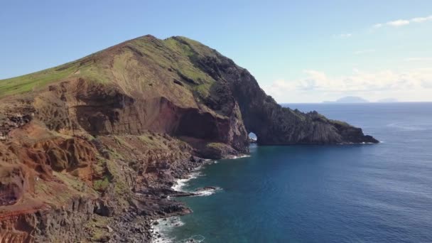 Ponta Sao Lourenco Πιο Όμορφο Μονοπάτι Στο Νησί Της Μαδέρας — Αρχείο Βίντεο