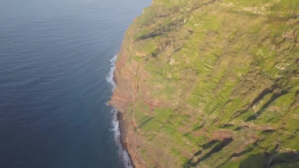 Farol Ponta Pargo Visto Cima Madeira — Vídeo de Stock