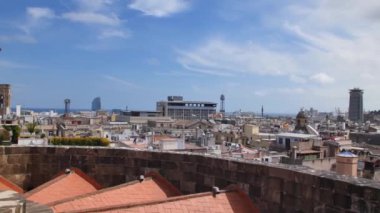 Görüntü: Castell de Montjuic, Barcelona, İspanya.