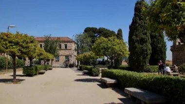 Montjuic Kalesi barcelona, Katalonya, İspanya  