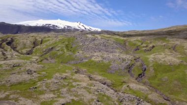 Saefellsjokull, İzlanda 'da dağlar ve buzullar