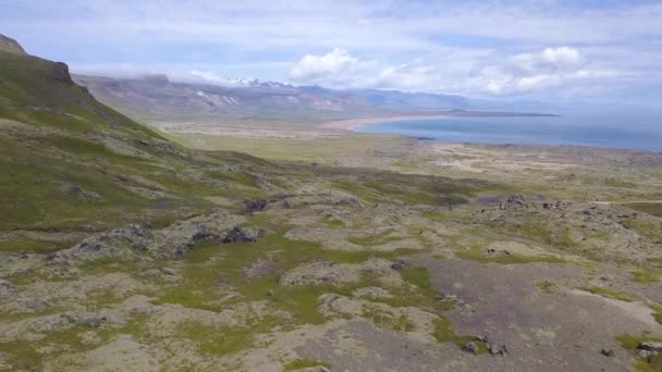 Hory Ledovec Saefellsjokull Island — Stock video