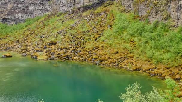 Dritvik Красивый Пляж Кораблекрушением Исландия — стоковое видео