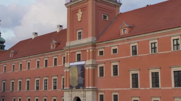 Varsó Óvárosa Szerepel Unesco Világörökségi Listáján Történelmi Attrakció Turisták Számára — Stock videók