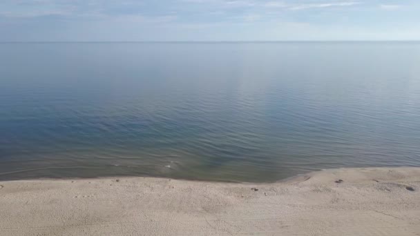 Widok Lotu Ptaka Morze Bałtyckie — Wideo stockowe