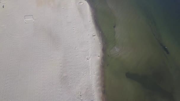 Αεροφωτογραφία Της Παραλίας Της Βαλτικής Θάλασσας — Αρχείο Βίντεο
