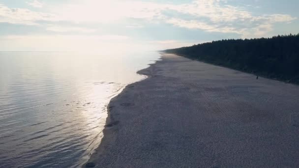 Ilmakuva Itämeren Rannalta — kuvapankkivideo