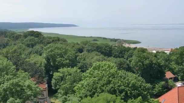 Panorama Landsmarks Frombork Pequena Cidade Polónia — Vídeo de Stock