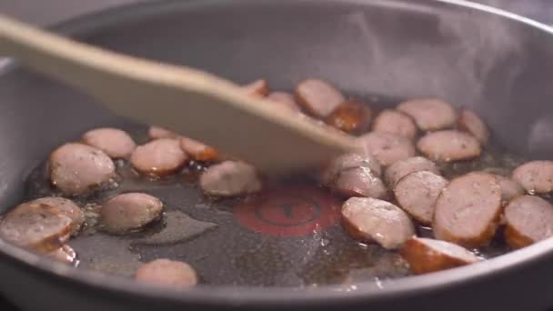 自家製ディナーの準備 ハンガリー料理 レッチョ — ストック動画