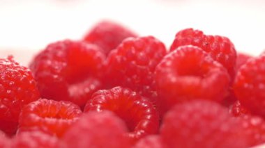 Güzel ahududular, yakın çekim..