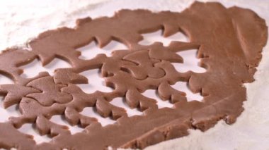 Noel için zencefilli kurabiye hazırlıyorum..