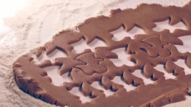 Noel için zencefilli kurabiye hazırlıyorum..