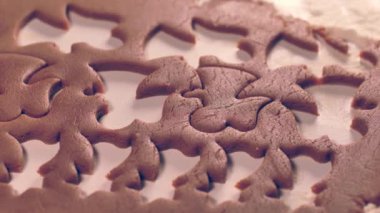 Noel için zencefilli kurabiye hazırlıyorum..