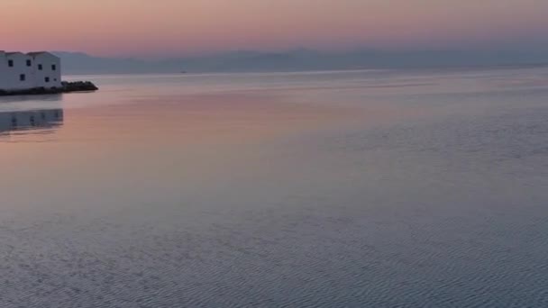 Monuments Île Corfou Monastère Vlacherna Grèce — Video