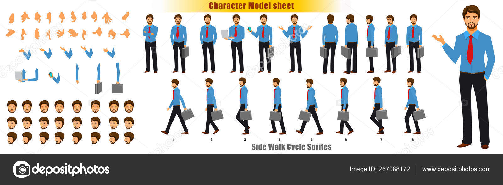 Businessman Character Model Sheet Walk Cycle Animation Sequence Stock Vector Image by ©VectorFactory #267088172 Businessman Character Model Sheet Walk Cycle Animation Sequence Stock Vector Image by ©VectorFactory #267088172