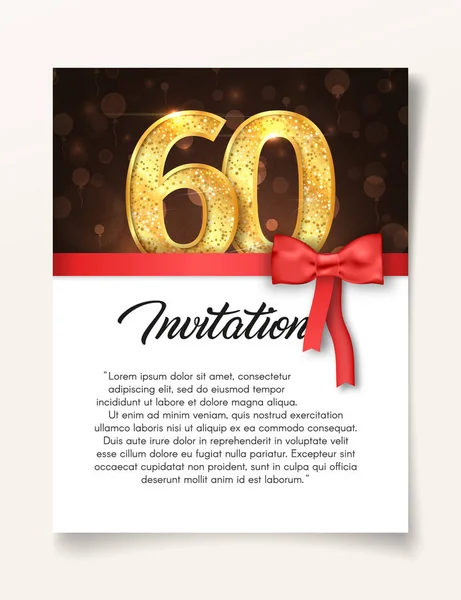 ᐈ Birthday 42 Years Old Vettore Di Stock Illustrazione Sessantesimo Scarica Su Depositphotos