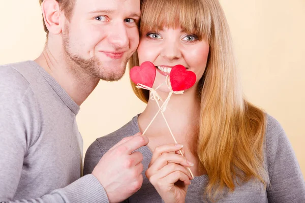 Liebe Symbol Romantik Beziehung Spaß Freizeitkonzept Mädchen Und Junge Spielen — Stockfoto