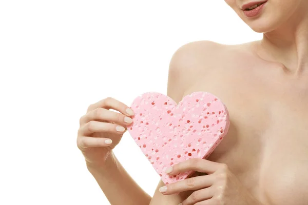 Huidverzorging Hygiëne Geneeskunde Lichaam Behandeling Sensuele Naakte Vrouw Met Mooi — Stockfoto