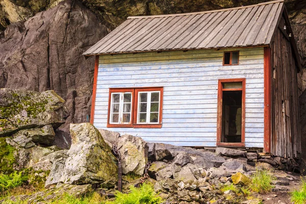 Domy Helleren Jossingfjord Wzdłuż Drogi Między Egersund Flekkefjord Gmina Sokndal — Zdjęcie stockowe