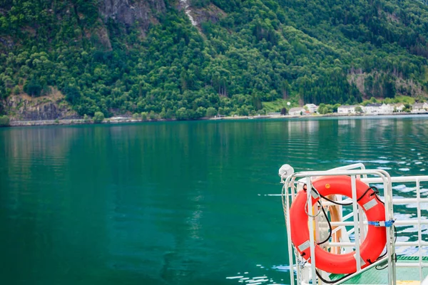 Tourisme Vacances Voyage Montagnes Paysage Fjord Norvège Scandinavie Europe Norddalsfjorden — Photo