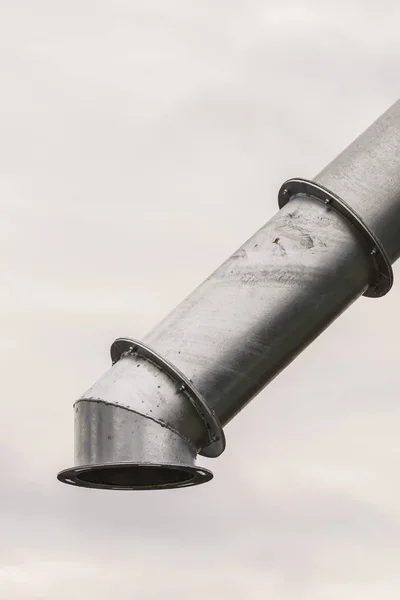 Detaillierte Metall Rohr Ernteschacht Landwirtschaftlichen Maschinen Ernteobjekte — Stockfoto