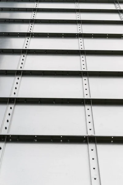 Szczegółowy Arkusz Wykonany Metalu Wzór Tła Zbliżenie Koncepcji Tekstur Przemysłowych — Zdjęcie stockowe