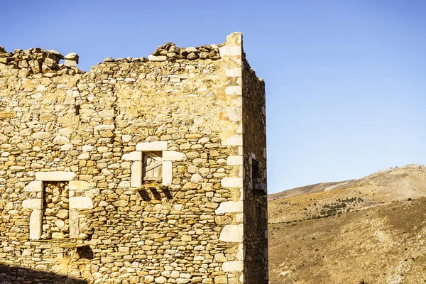 Griechenland Vatheia Dorf Alte Verlassene Turmhäuser Vathia Mani Halbinsel Lakonien — Stockfoto