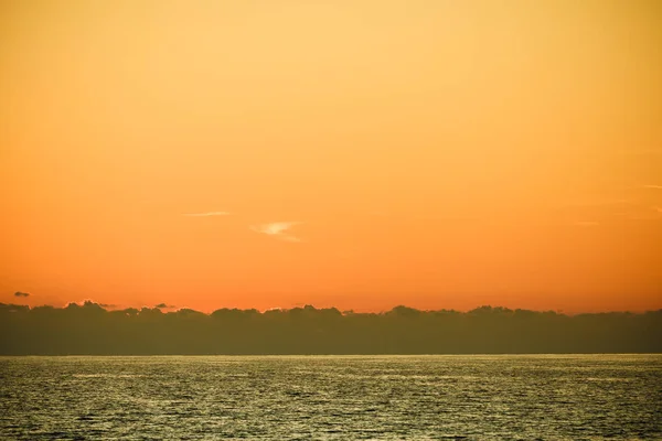Scenic Sunrise Sunset Sea Surface Grécia — Fotografia de Stock