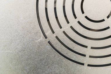 Metal desenli arkaplandan yapılmış detaylı levha. Endüstriyel doku kavramını kapat.