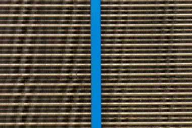 Metal desenli arkaplandan yapılmış detaylı levha. Endüstriyel doku kavramını kapat.