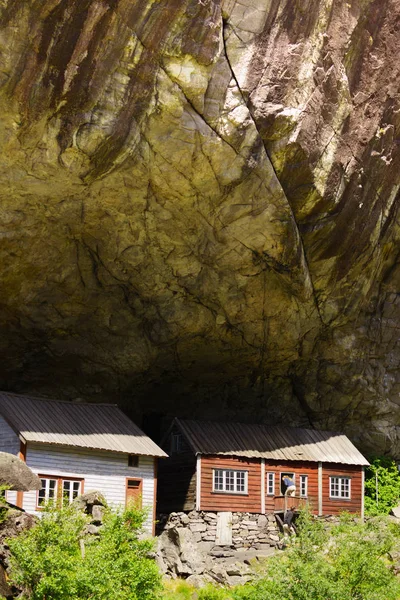 Dom Helleren w Jossingfjord, Norway — Zdjęcie stockowe