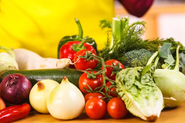 Close up van groenten op tafel — Stockfoto