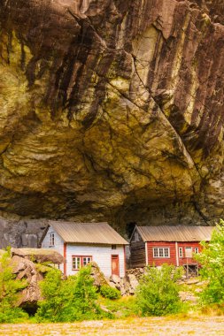 Helleren evleri Jossingfjord, Norveç