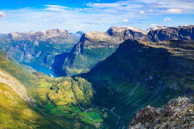 Geirangerfjord Dalsnibba açısından, Norveç