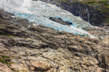 Norveç'te boyabreen Buzulu