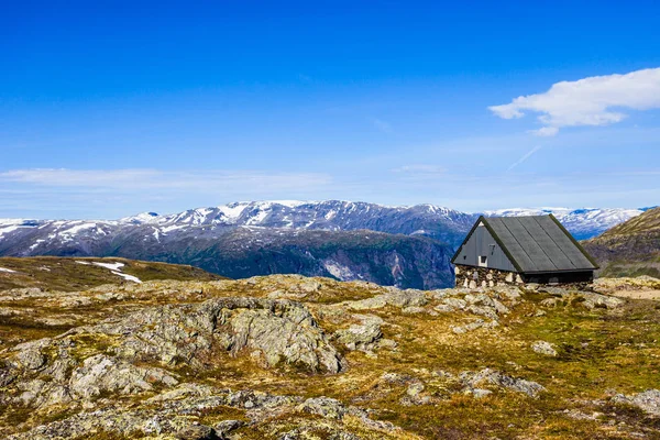 Montañas paisaje. Ruta panorámica noruega Aurlandsfjellet — Foto de Stock