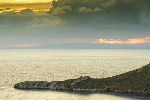 Greek coastline on Peloponnese, Mani Peninsula — Stock Photo, Image