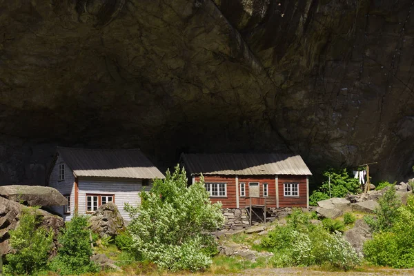 Dom Helleren w Jossingfjord, Norway — Zdjęcie stockowe