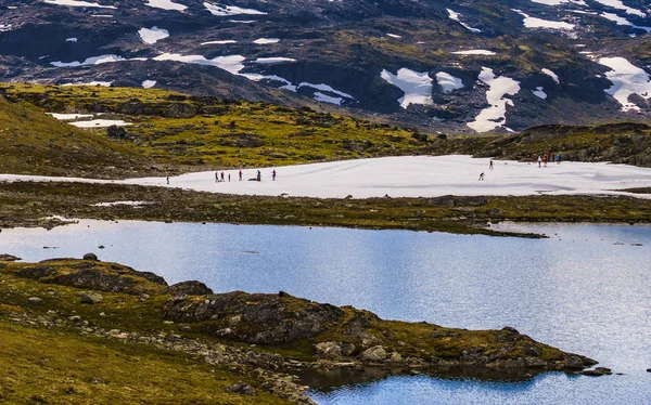 Sognefjellet Langlauf, Norwegen — Stockfoto