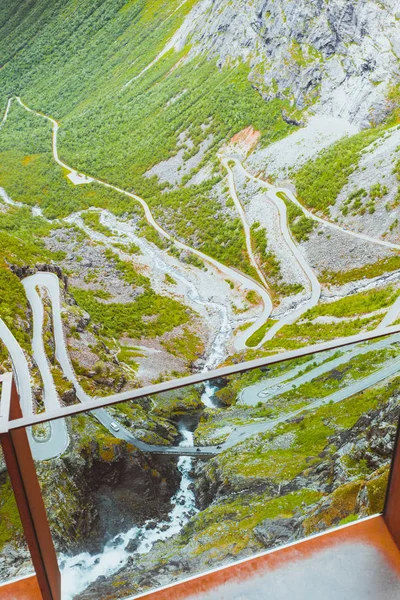 Trolle z górskiej drogi trolli ścieżki w Norwegii — Zdjęcie stockowe