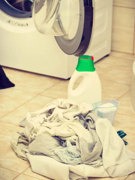 Πλυντήριο ρούχων απορρυπαντικό σε σκόνη πλύσης — Φωτογραφία Αρχείου