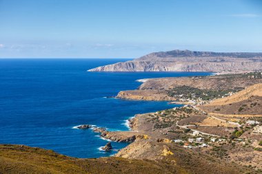 Peloponnese, Mani Yarımadası üzerinde Yunan sahil şeridi
